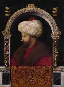 Gentile Bellini, Portrait of Mehmed II by Venetian artist Gentile Bellini